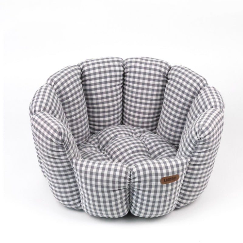 Lit pour animaux de compagnie en plaid pour toutes les saisons