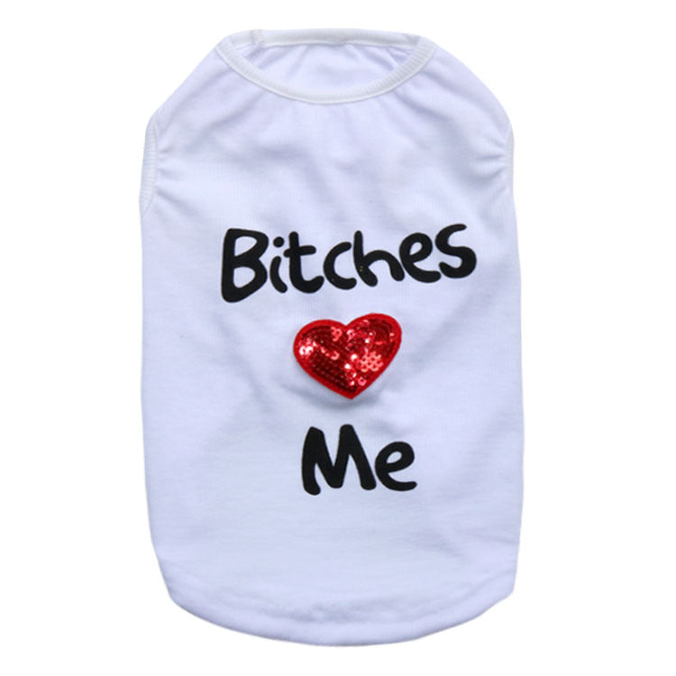 Animalerie Vêtements pour chiens Gilet « Pretty Girls Love My Pet »