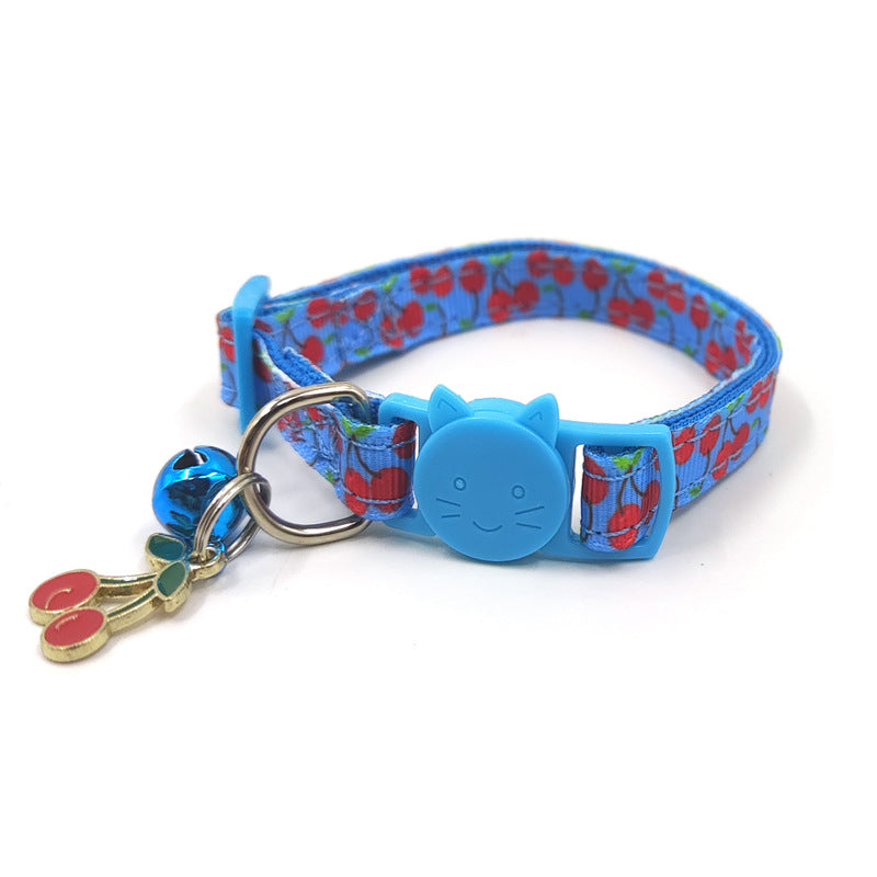 Bell Pet Print Bell Cat Collar Cat Strap