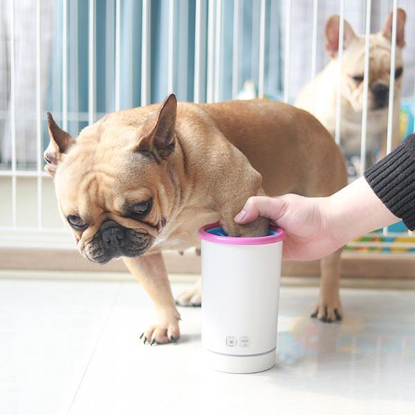 Gobelet lave-pattes portable USB