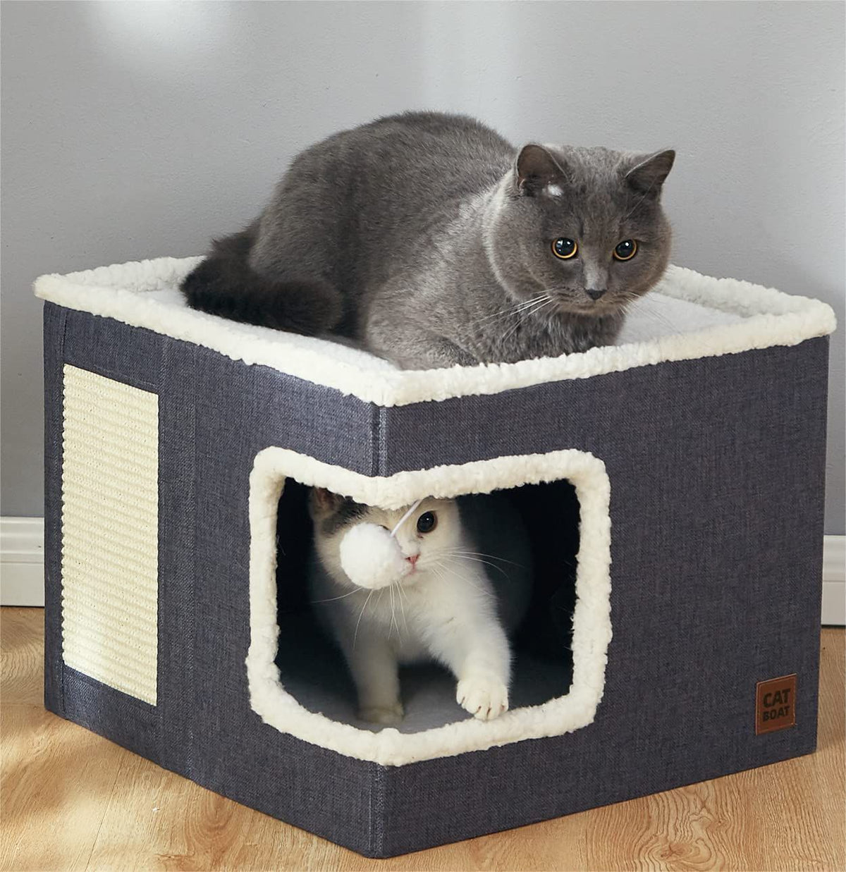 Niche pour chat pliable en tissu