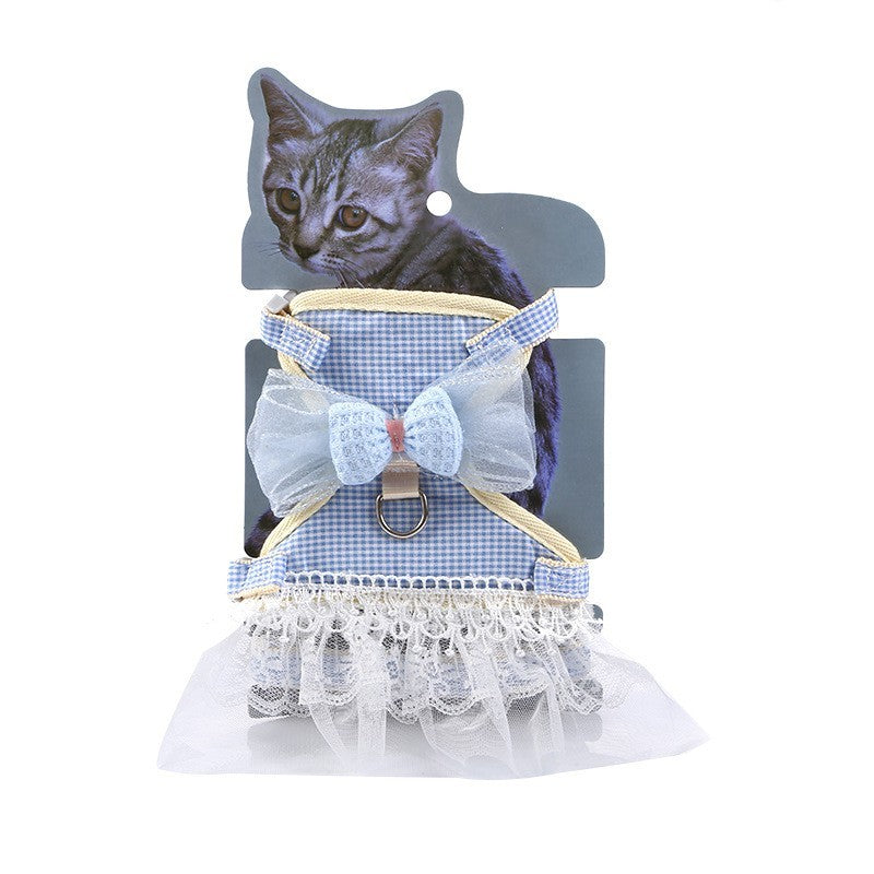 Robe de princesse à nouer pour animal de compagnie