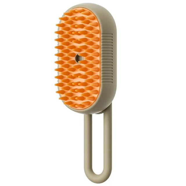 Brosse à vapeur pour chat, brosse à vapeur pour chien, brosse électrique 3 en 1 pour chat, peigne de toilettage pour animaux avec spray pour massage et épilation, produits pour animaux