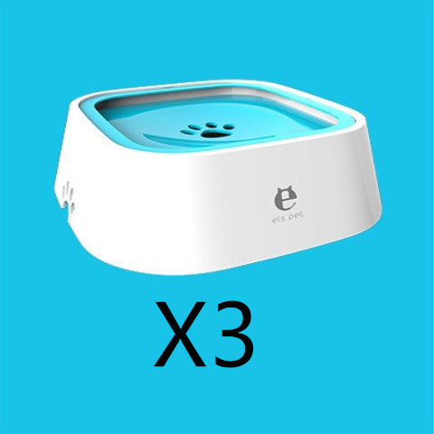 Bol à eau flottant pour chat et chien de 1,5 L, gamelle anti-éclaboussures, abreuvoir lent, fontaine pour animaux de compagnie en ABS et PP, fournitures pour chiens