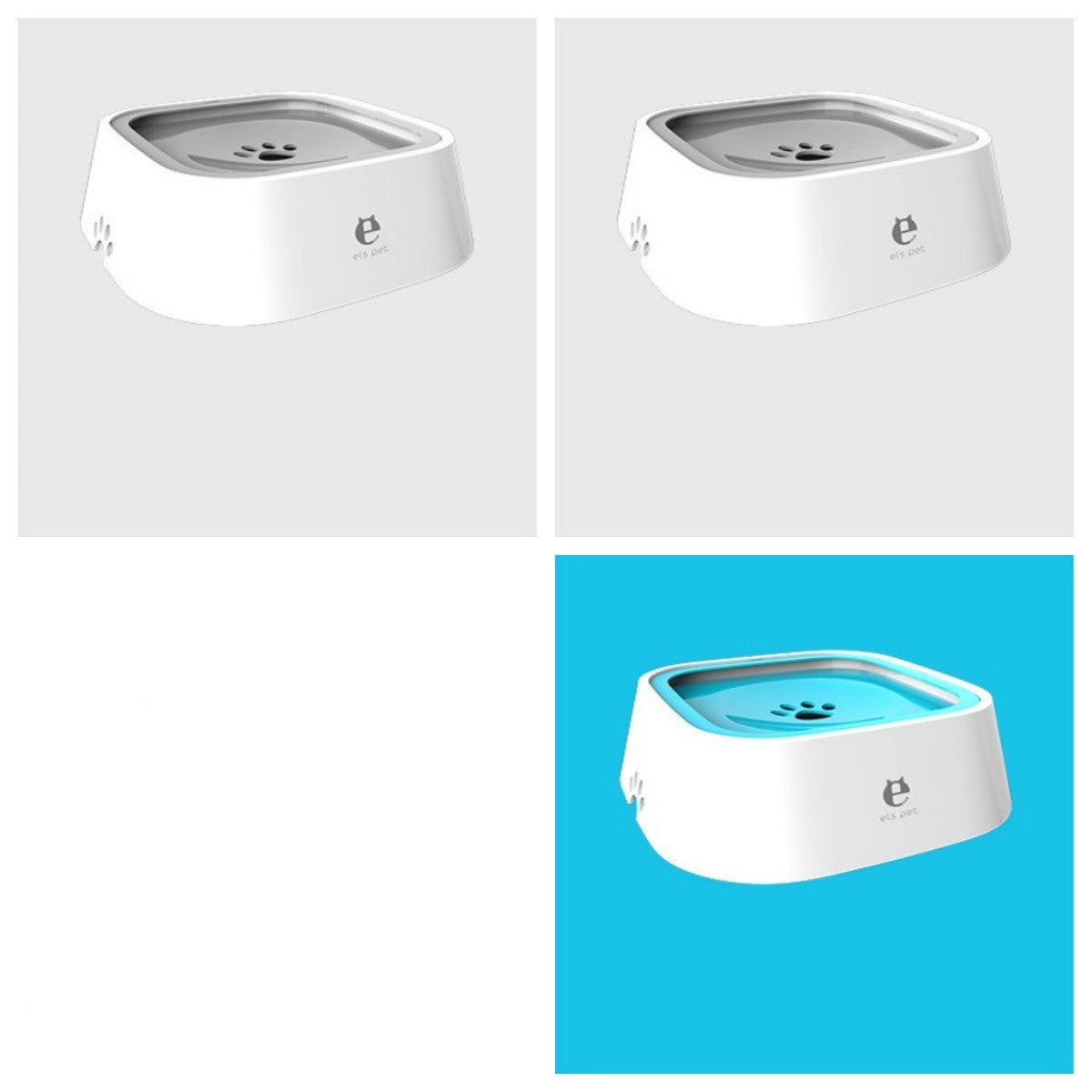 Bol à eau flottant pour chat et chien de 1,5 L, gamelle anti-éclaboussures, abreuvoir lent, fontaine pour animaux de compagnie en ABS et PP, fournitures pour chiens