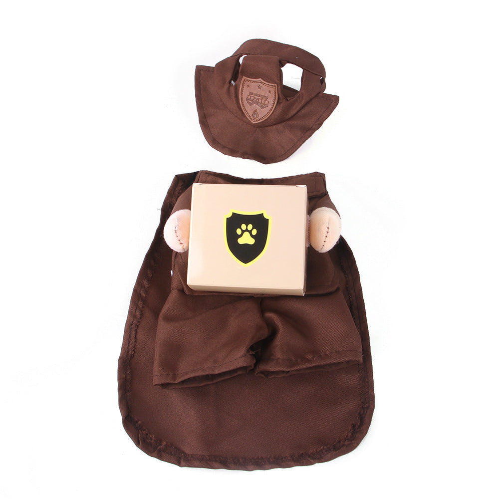 Costume de transporteur pour animaux, vêtements amusants pour sorties d'animaux