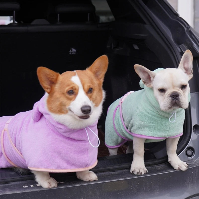 Peignoir pour animaux de compagnie, serviette de bain pour chien super absorbante, serviette de nettoyage de douche, serviette de bain séchante en microfibre pour chiens, serviette à séchage rapide, produits pour animaux de compagnie.