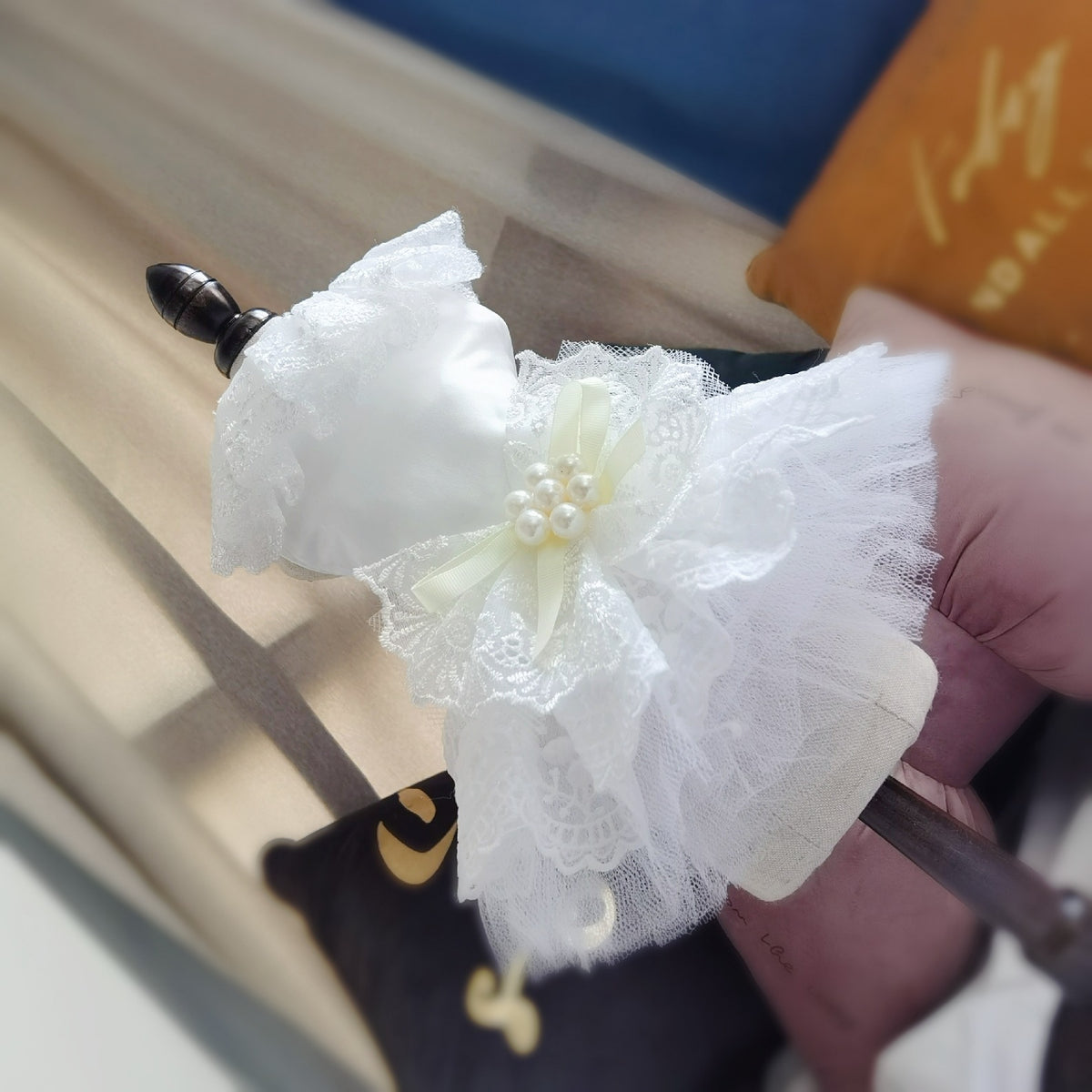 Robe de mariée blanche pour chien