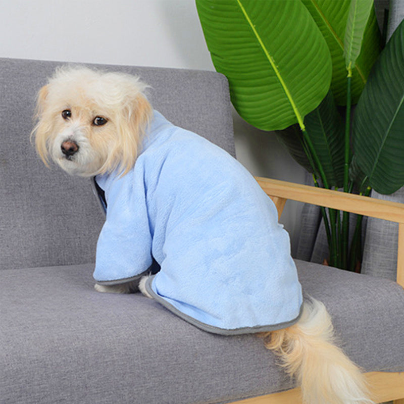 Quick-drying microfiber pet towel for dogs and cats