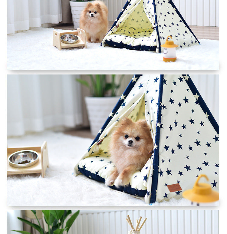 Tente portable lavable pour animaux de compagnie, lit pour chien, maison de jouets pour chat