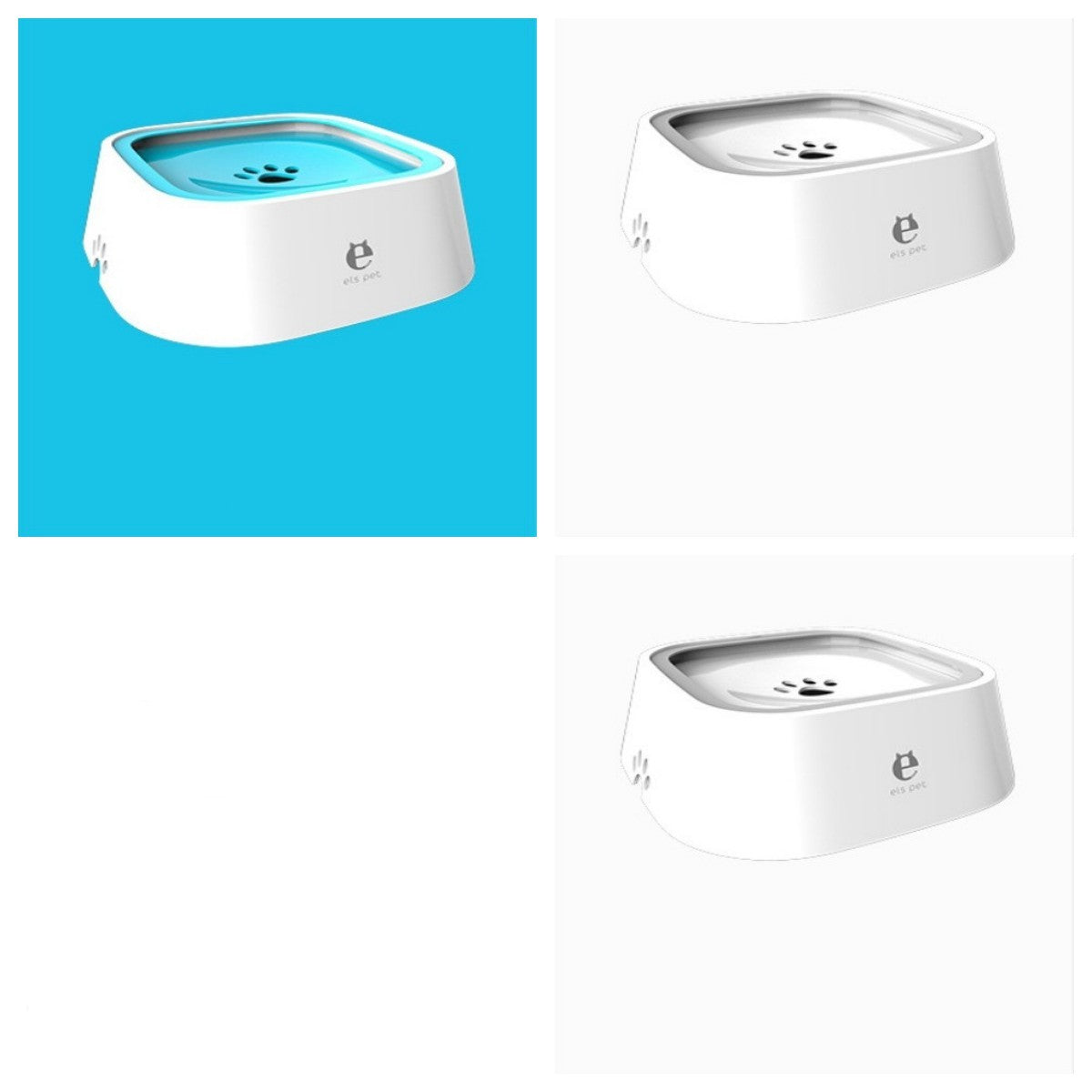 Bol à eau flottant pour chat et chien de 1,5 L, gamelle anti-éclaboussures, abreuvoir lent, fontaine pour animaux de compagnie en ABS et PP, fournitures pour chiens