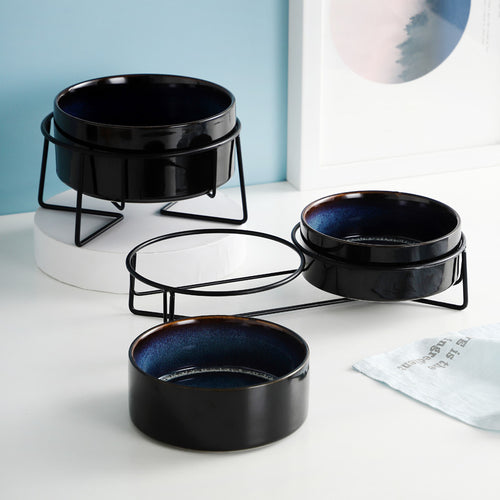 Protect The Cervical Spine Ceramic Pet Eating Bowl