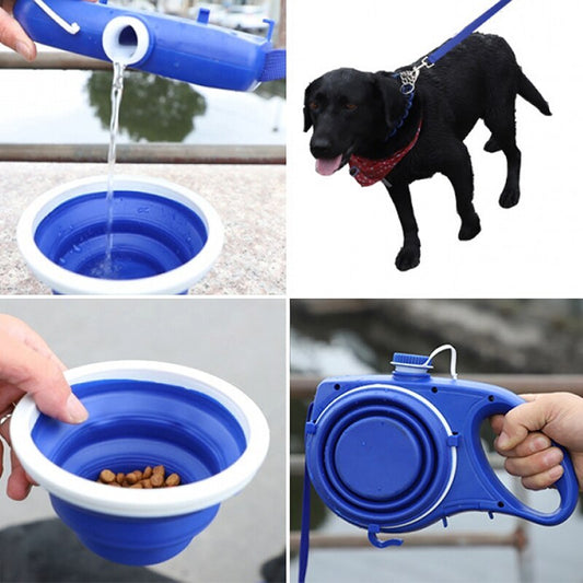 Accessoires pour animaux de compagnie avec bouteille d'eau, tasse, corde pour animaux