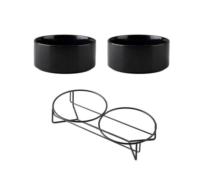 Protect The Cervical Spine Ceramic Pet Eating Bowl