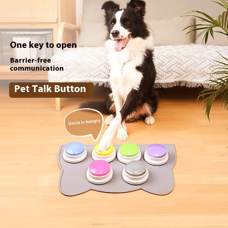 Bouton de communication pour animaux, jouet vocal pour chien