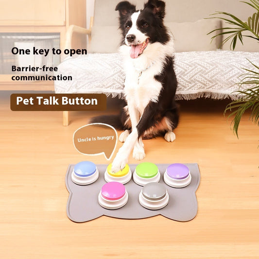 Bouton de communication pour animaux, jouet vocal pour chien