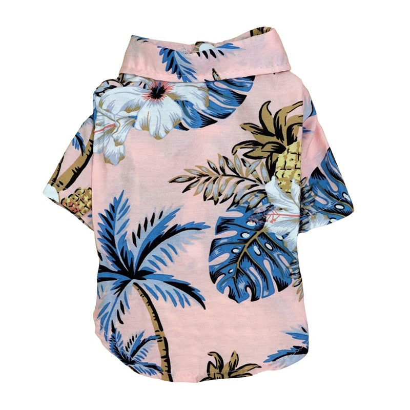 Hawaiian dog style shirt clothes