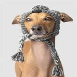 Pet dog autumn and winter woolen hat