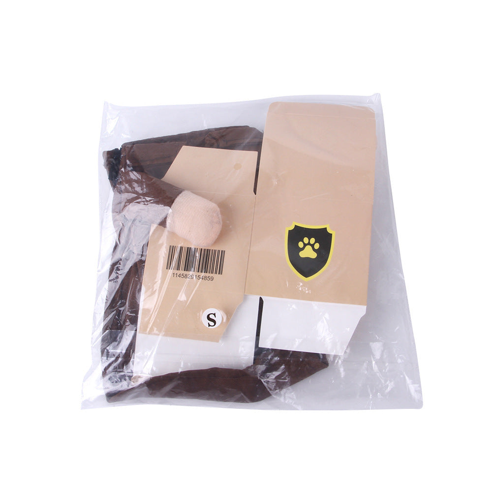 Costume de transporteur pour animaux, vêtements amusants pour sorties d'animaux