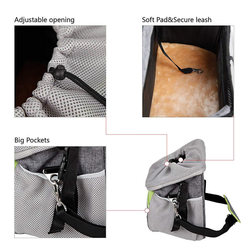 Panier de vélo pour chien à fixer au cadre