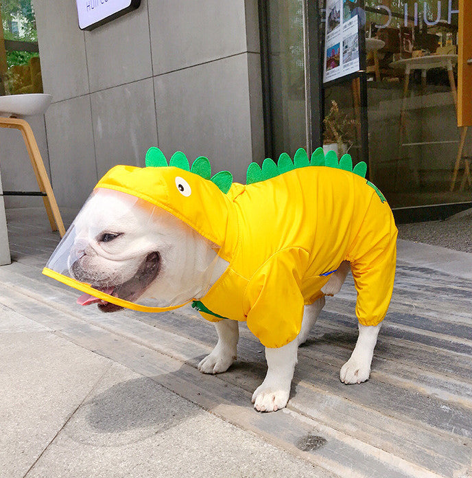 Adorable imperméable dinosaure pour animaux - pour les amoureux des animaux