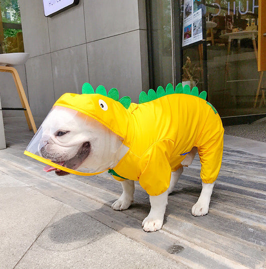 Adorable imperméable dinosaure pour animaux - pour les amoureux des animaux