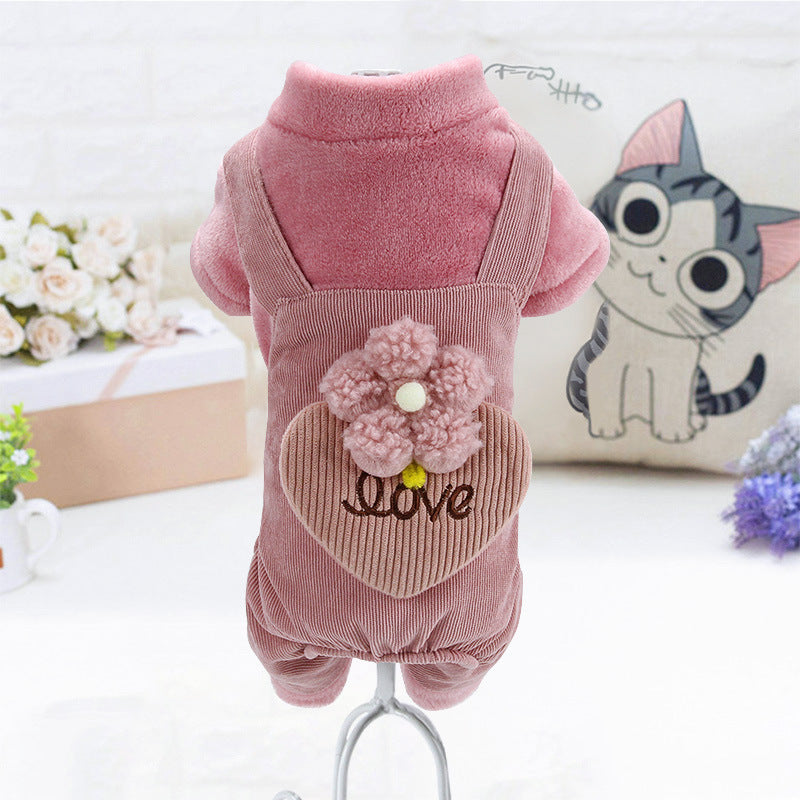 Manteau en coton en peluche pour Teddy, Bichon, Poméranien, Chihuahua