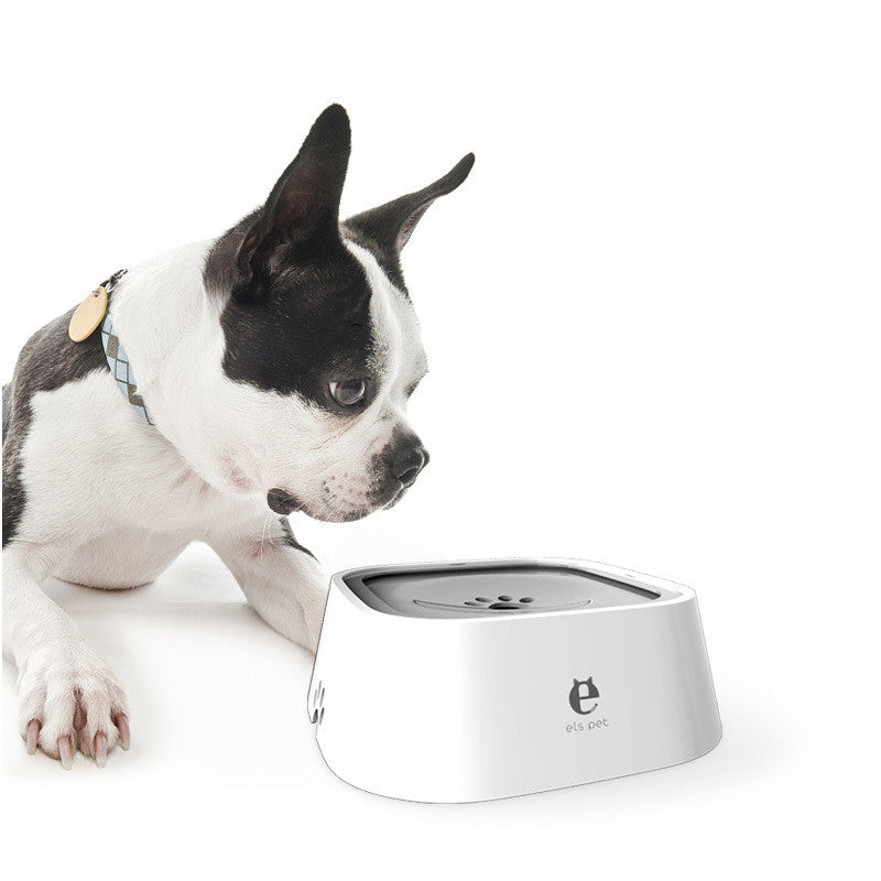 Bol à eau flottant pour chat et chien de 1,5 L, gamelle anti-éclaboussures, abreuvoir lent, fontaine pour animaux de compagnie en ABS et PP, fournitures pour chiens