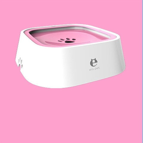 Bol à eau flottant pour chat et chien de 1,5 L, gamelle anti-éclaboussures, abreuvoir lent, fontaine pour animaux de compagnie en ABS et PP, fournitures pour chiens