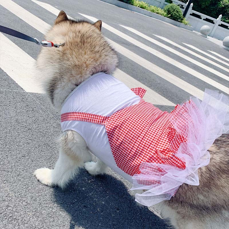 Vêtements pour chien Costume de princesse pour chien Labrador Golden Retriever Grands vêtements pour chien