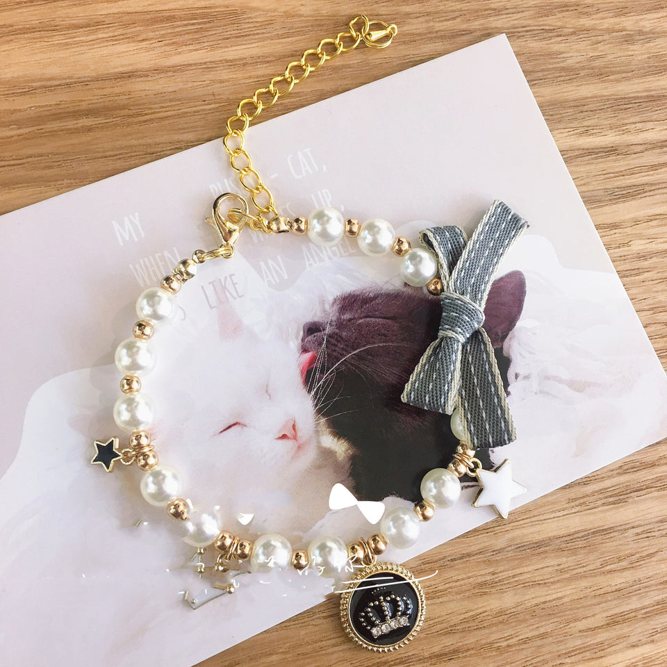 Pet New Year's Jewelry Collar Bell Pendant Bowknot