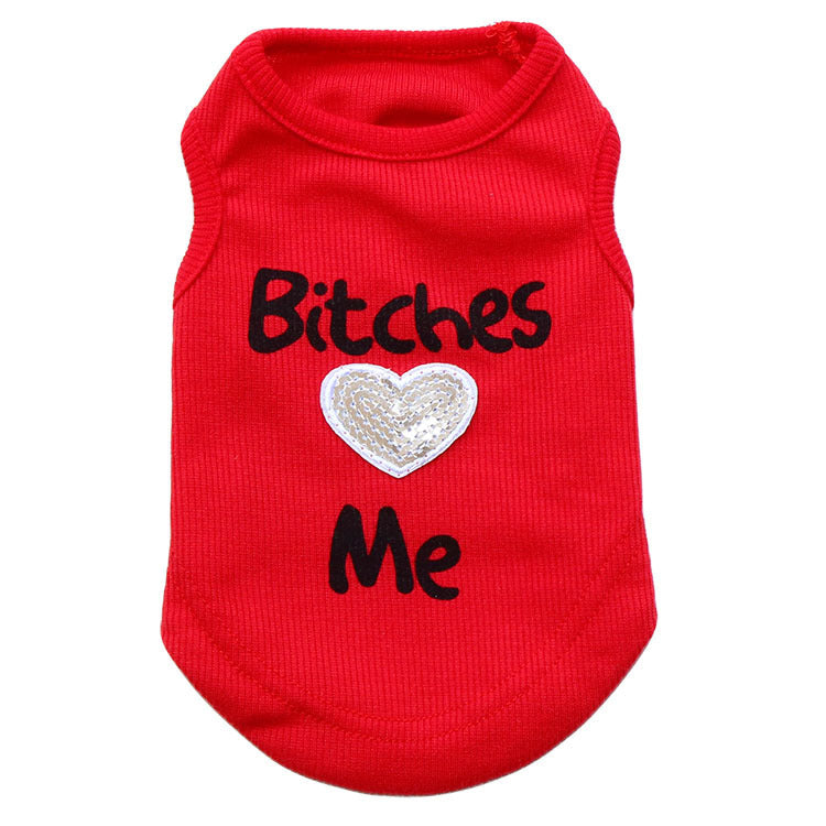 Animalerie Vêtements pour chiens Gilet « Pretty Girls Love My Pet »