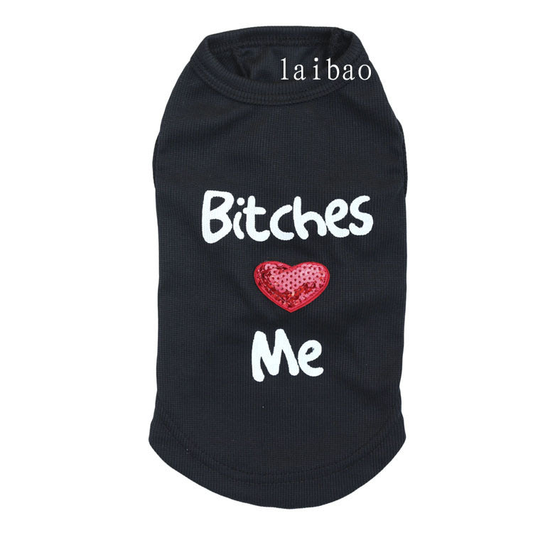 Animalerie Vêtements pour chiens Gilet « Pretty Girls Love My Pet »