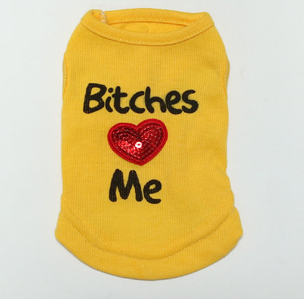 Animalerie Vêtements pour chiens Gilet « Pretty Girls Love My Pet »