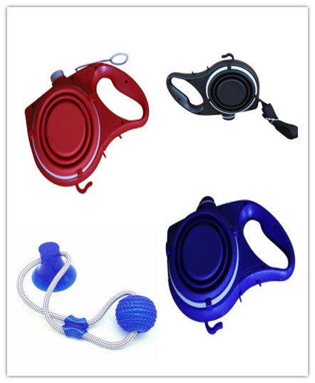 Accessoires pour animaux de compagnie avec bouteille d'eau, tasse, corde pour animaux
