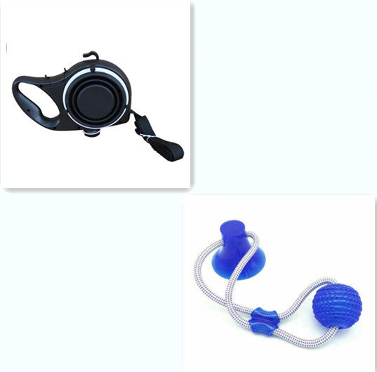 Accessoires pour animaux de compagnie avec bouteille d'eau, tasse, corde pour animaux