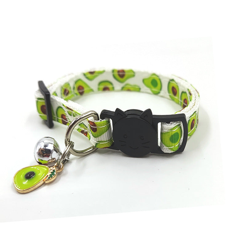Bell Pet Print Bell Cat Collar Cat Strap