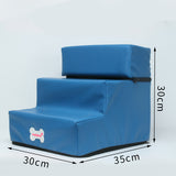 Factory Direct Sale Dog Stairs Pet Climbing Ladder Sponge Steps Small Dog Teddy On The Sofa Bed Climbing Ladder Can Be Customized