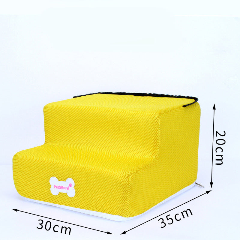 Vente directe d'usine : escalier pour chien, échelle d'escalade pour animaux, marches en éponge pour petits chiens et Teddy, pour canapé ou lit, personnalisable.