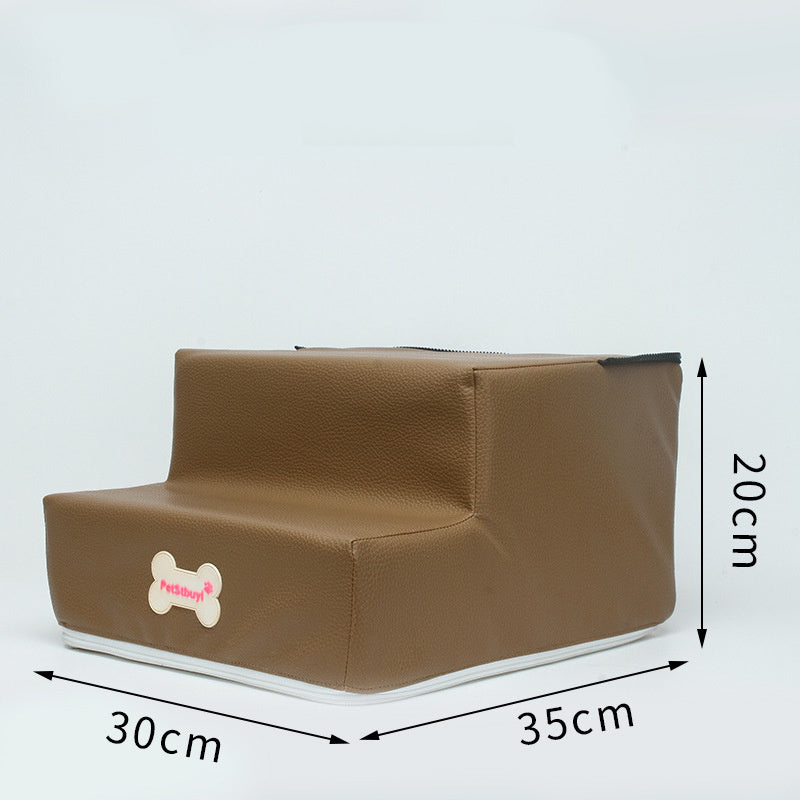 Vente directe d'usine : escalier pour chien, échelle d'escalade pour animaux, marches en éponge pour petits chiens et Teddy, pour canapé ou lit, personnalisable.