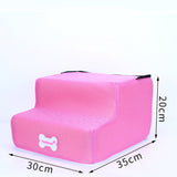 Factory Direct Sale Dog Stairs Pet Climbing Ladder Sponge Steps Small Dog Teddy On The Sofa Bed Climbing Ladder Can Be Customized