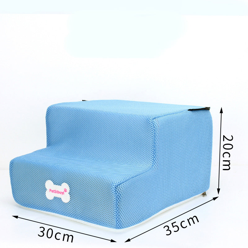 Vente directe d'usine : escalier pour chien, échelle d'escalade pour animaux, marches en éponge pour petits chiens et Teddy, pour canapé ou lit, personnalisable.