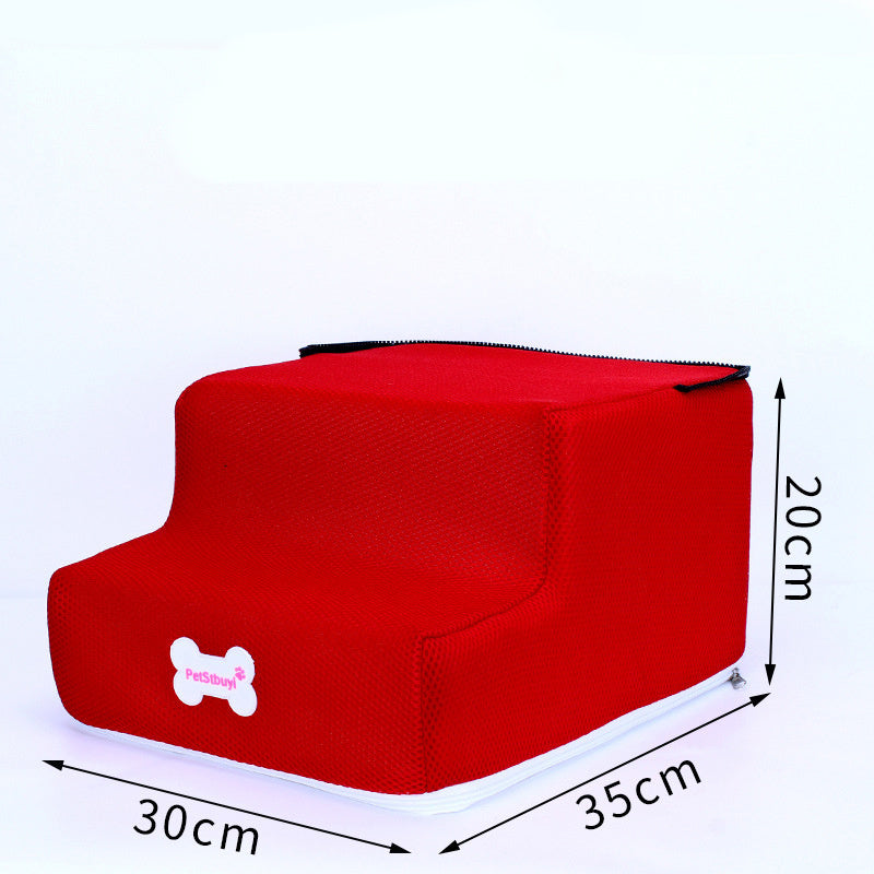 Vente directe d'usine : escalier pour chien, échelle d'escalade pour animaux, marches en éponge pour petits chiens et Teddy, pour canapé ou lit, personnalisable.