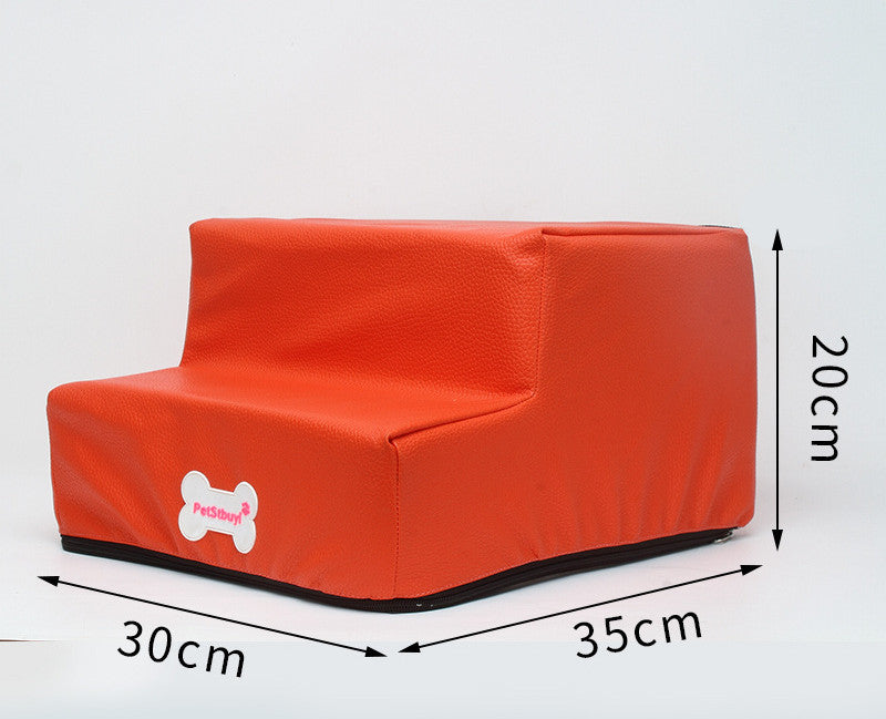 Factory Direct Sale Dog Stairs Pet Climbing Ladder Sponge Steps Small Dog Teddy On The Sofa Bed Climbing Ladder Can Be Customized