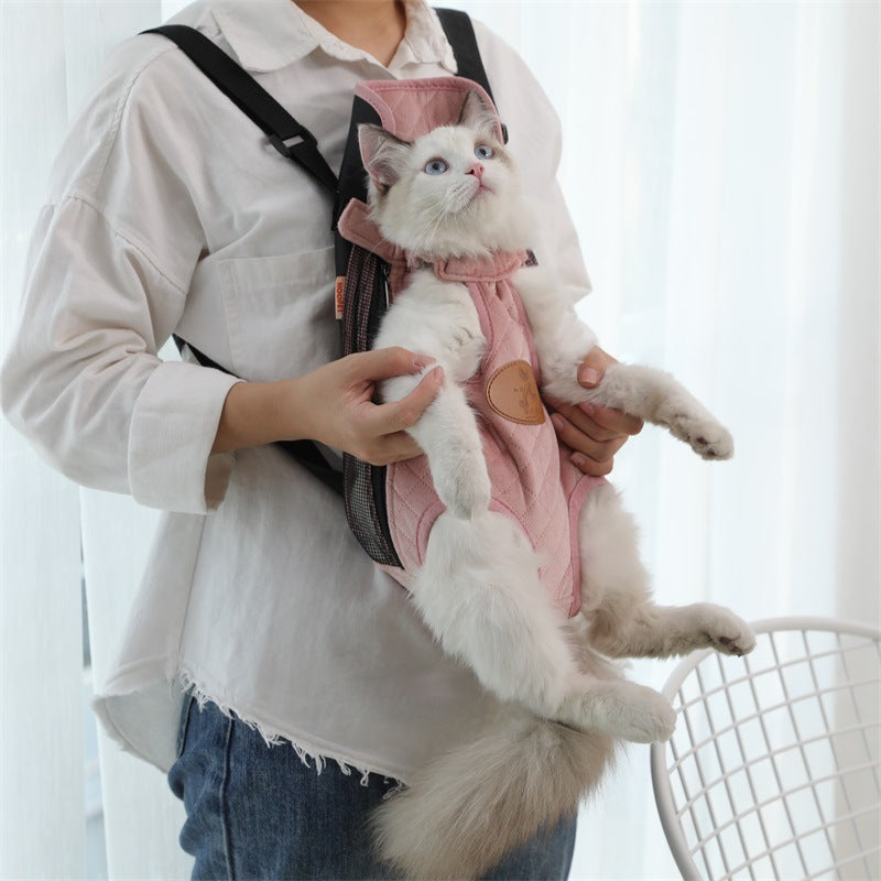 Sac à dos de transport pour chat pour les sorties printanières