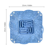 Pet Silicone Foldable Slow Food Mat Feeding Bowl Multi-functional Tableware