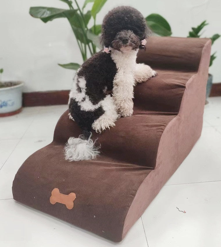Escalier amovible et lavable en éponge pour petit chien