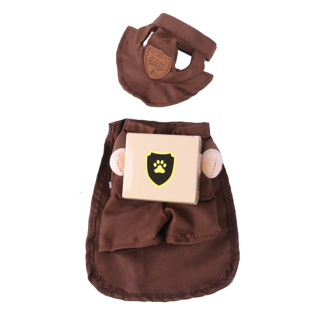 Costume de transporteur pour animaux, vêtements amusants pour sorties d'animaux
