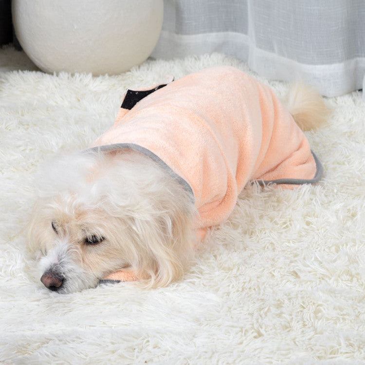 Quick-drying microfiber pet towel for dogs and cats