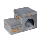 Foldable Pet Storage Stairs Dog Steps Ladder